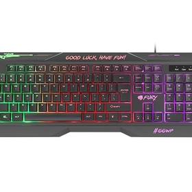 Fury Gaming Keyboard, Hellfire, 2 Backlight, U...